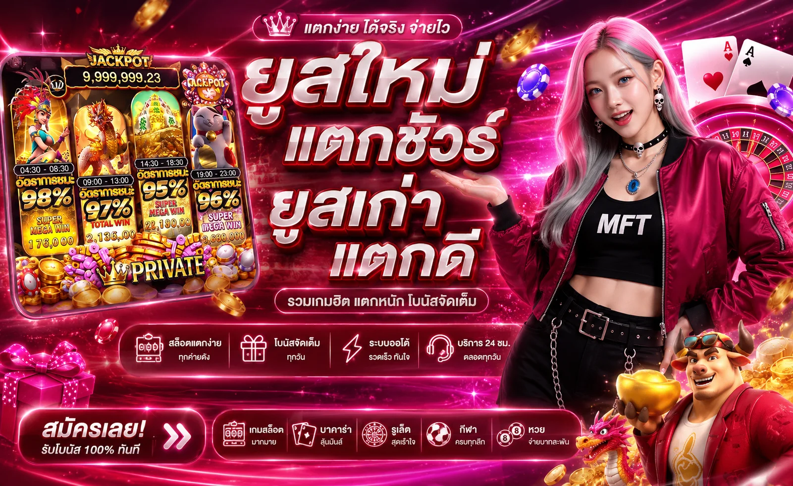 แบนเนอร์สมัครสมาชิก MONASA888 รับโบนัสสมาชิกใหม่